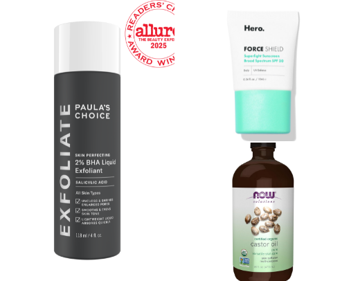 My favorite beauty and skincare recs cover photo collage