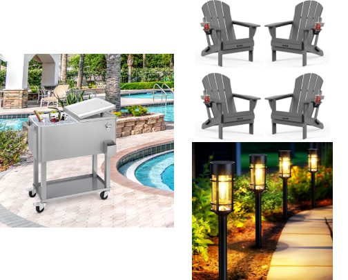 Outdoor & Backyard Entertaining for Grown Folks cover photo collage