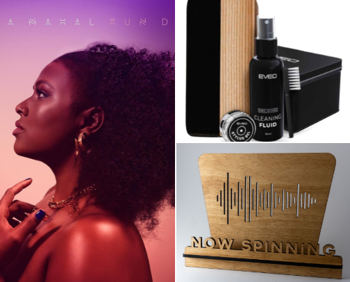 Obsessed With My Record Collection cover photo collage