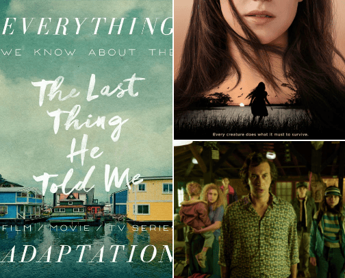 Upcoming Book to Movie/TV Adaptations  cover photo collage