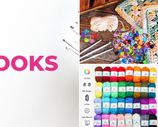 My crochet recs cover photo collage