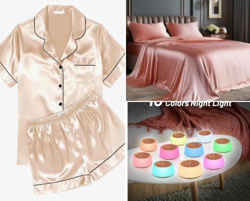 Cozy Night In. 🛌 💤 cover photo collage