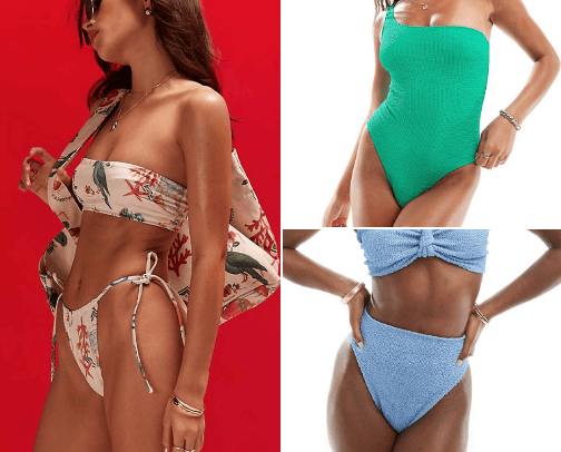 ☀️🏝️ #swimwear #summerstyle cover photo collage