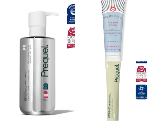 Rosacea Safe Skincare! cover photo collage