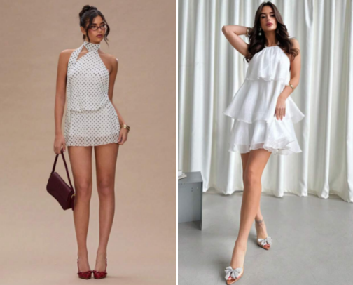 Affordable new year’s eve outfit reco (shein) - Cloud Dancer theme cover photo collage