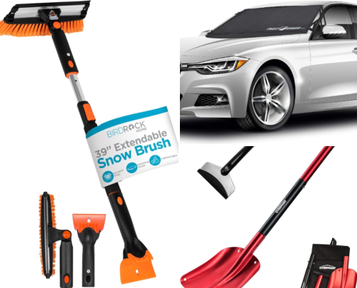 Winter Car Kit: 16 Things to Keep in Your Car Before the First Snow cover photo collage