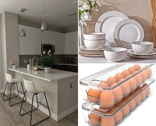 Stress free kitchen organization cover photo collage