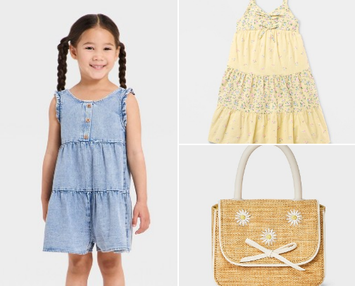 Target Spring Outfits (Toddler Girls) cover photo collage