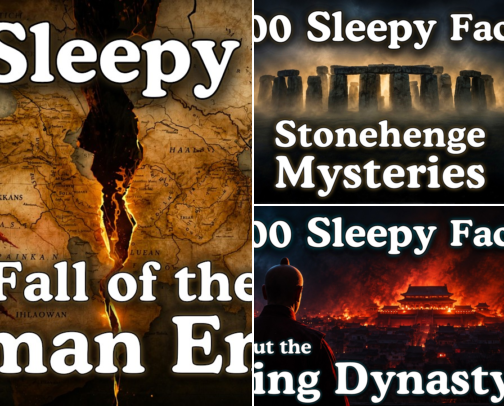 Sleepy night history 💯 help you fall asleep cover photo collage