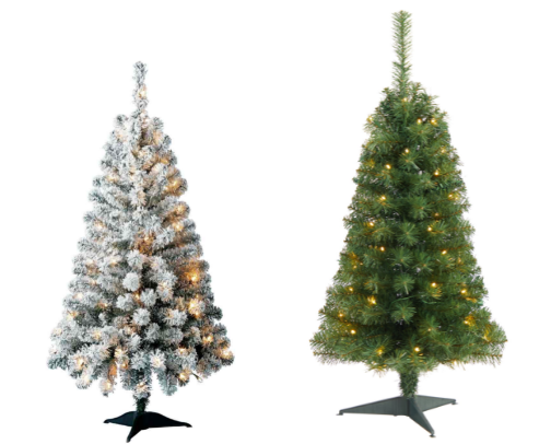 Christmas trees cover photo collage