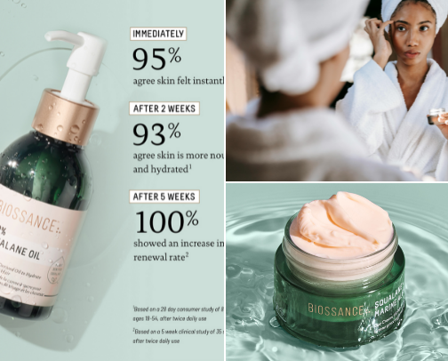 Skin Care Products For Mature Skin cover photo collage