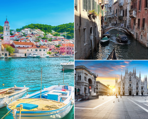 Travel 🌏 cover photo collage