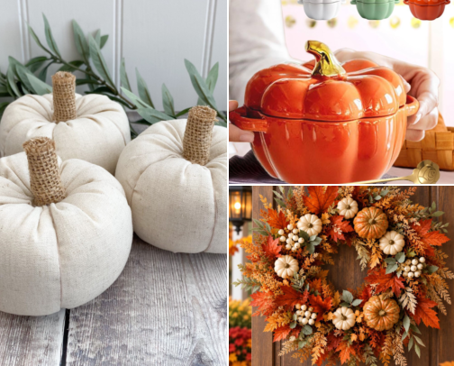 Pumpkin Fall Decor cover photo collage