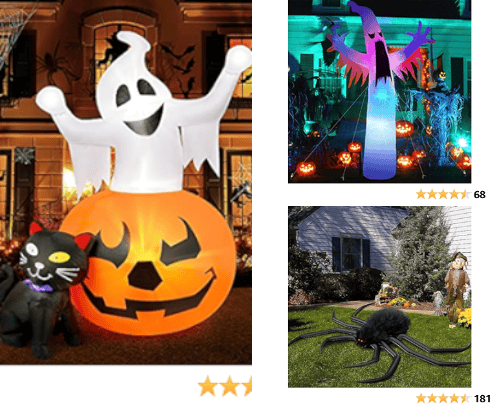 Spooky Halloween Decor cover photo collage