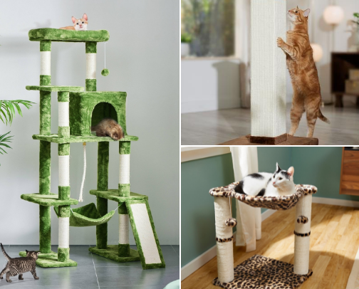 Cat Furniture cover photo collage