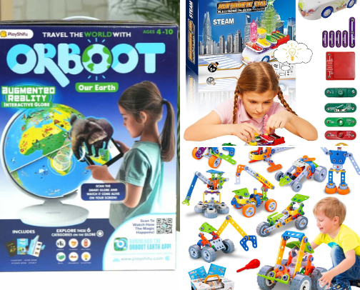 Code, Build & Explore: STEM Adventures cover photo collage