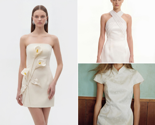 Classy + Cool Grad Dresses cover photo collage