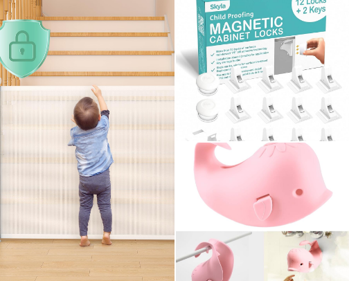 Toddler safety cover photo collage