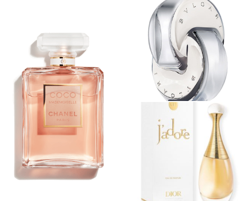 Favorite perfumes cover photo collage