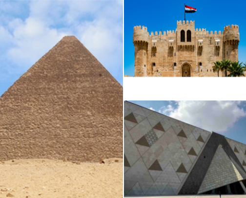 Travel to Egypt cover photo collage