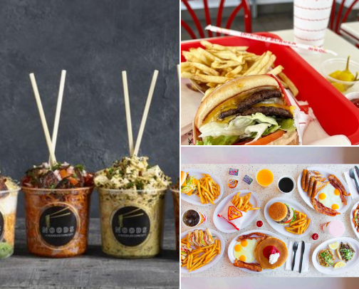 My Fave CA Foodie Spots 🍔🍟🥤🍱 cover photo collage