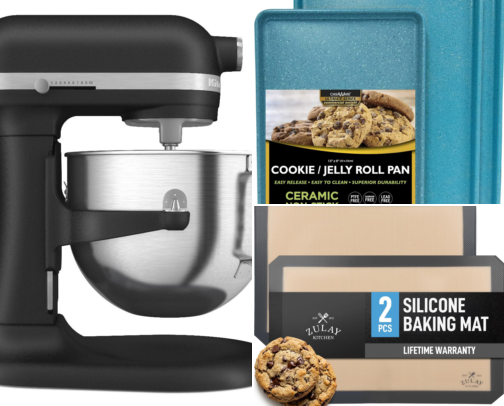 A bakers kitchen must haves! 👩‍🍳🍪 cover photo collage