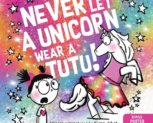 Funny story with cute illustrations. Initially, I assumed the book was for 3-5 year olds, but then the text threw in words like "accessorize" and "reluctantly" that might be a geared towards a little more mature audience. Great read, nonet cover photo collage