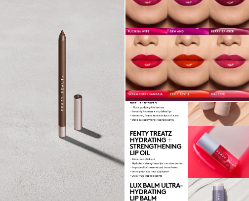 Women’s cosmetics a must have cover photo collage