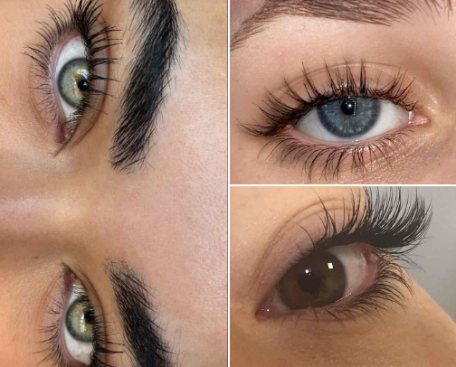 Long Lashes 👁️💋 cover photo collage