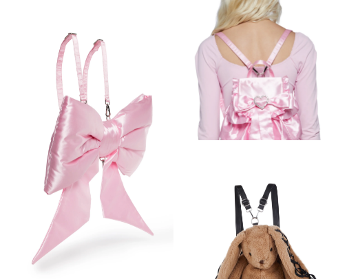 Bags and backpacks cover photo collage