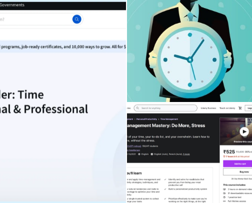 Best Productivity Courses that Improve Your Productivity cover photo collage