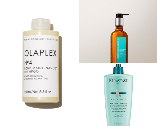 Viral haircare routine for long, healthy & shiny hair (top products) cover photo collage