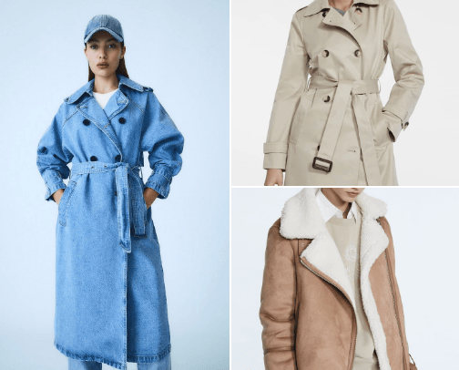 Coats and Jackets cover photo collage
