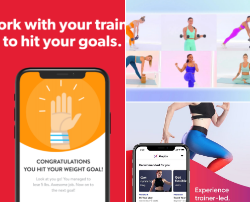 The Best Online Fitness Coaching Apps to Get You In Shape—Without the Gym cover photo collage