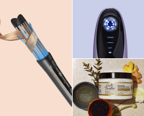Hybrid hair routine cover photo collage