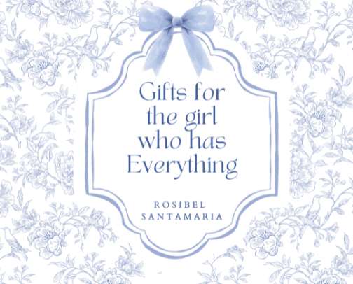 Gift Guide for the Girl Who has Everything cover photo collage