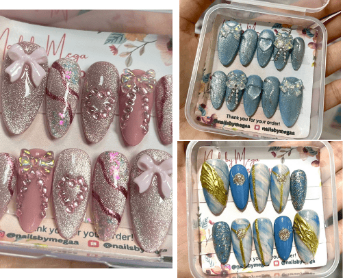 Nails cover photo collage