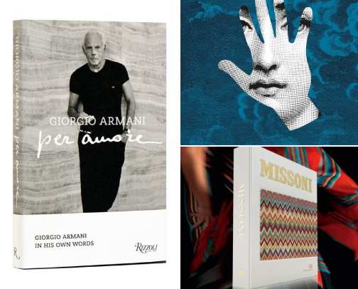 Top 15 Rizzoli books about Italy cover photo collage