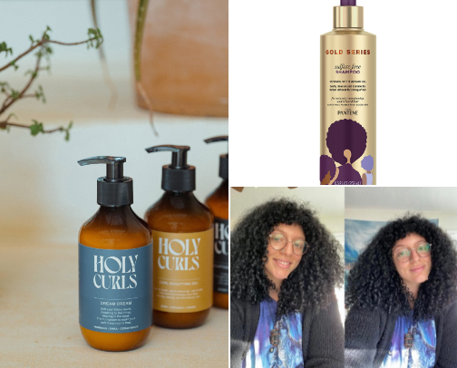 Hair care cover photo collage
