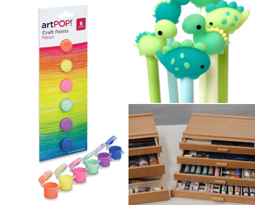 Painting and illustration essentials for kids cover photo collage