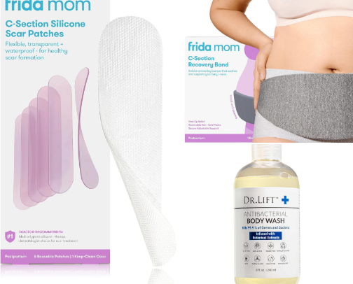 C-section mama necessities🥰🙏 cover photo collage