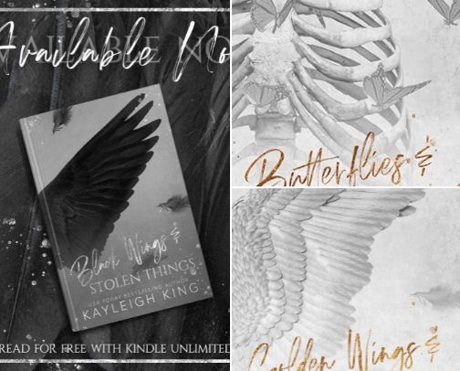 Kayleigh King Books cover photo collage