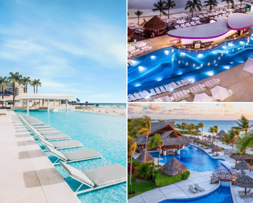 All Inclusive Resorts Cancun cover photo collage