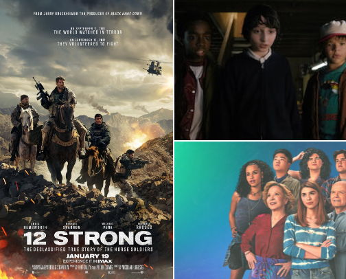 Things to watch when stuck in the house cover photo collage