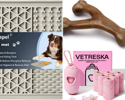 Products for the puppers cover photo collage