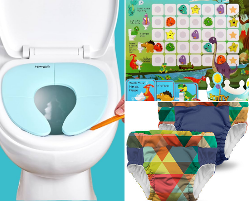 Potty training must haves! cover photo collage