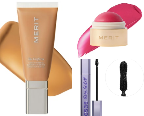 Daily Makeup / Skin care routine cover photo collage