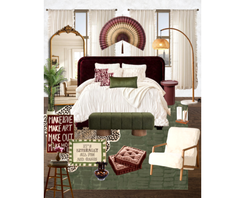 Moody, Romantic & A Little Wild | Bedroom Edition cover photo collage