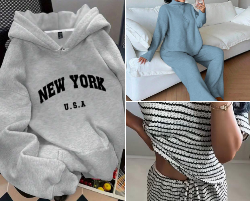 Winter's apparell collections cover photo collage