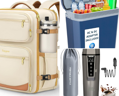 Travel must-haves. cover photo collage